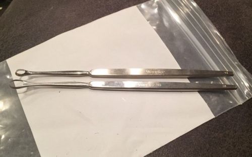 Lot Of 2 V Mueller Dermal Curettes