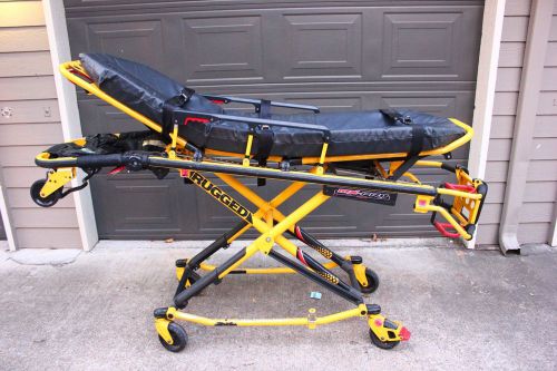 Stryker mx-pro 650lb 6082 ambulance stretcher w/o2holder brakes iv gurney cot for sale