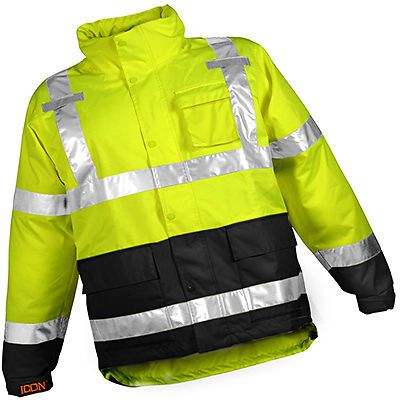 Tingley rubber large lime ansi 107 icon class iii jacket for sale