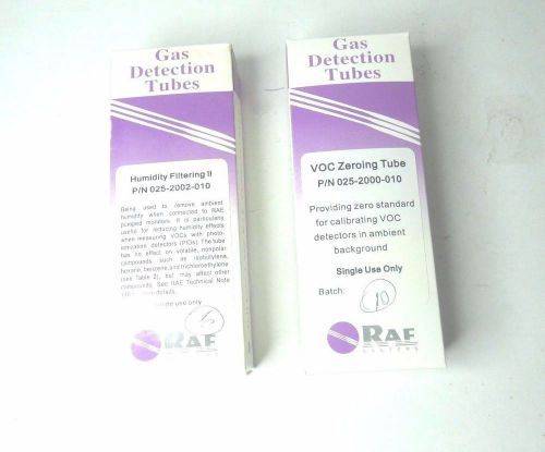 Lot 16 rae detection tubes voc zeroing calibrating / humidity filtering for sale