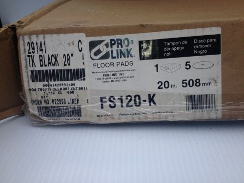 5 - 20 Inch PRO LINK  Black Stripper Pads, FS 120-K , FREE SHIPPING
