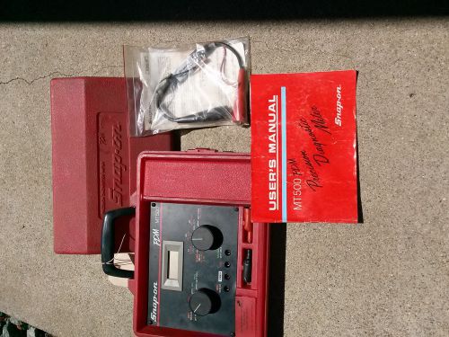 SNAP-ON PDM MT500 With 6.5 Feet Leads &amp; 50 Amp MT500-20 Shunt &amp; Case