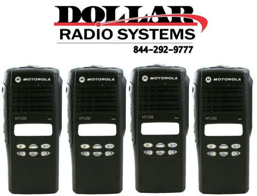 4 New Refurbished Front Housing for Motorola HT1250 16CH Two Way Radios 