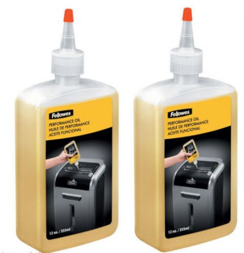 2-Pack Paper Shredder Oil 12 oz. Bottle Extension Nozzle Lubricant Home Office