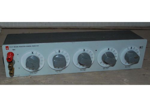 General Radio 1433-P Decade Resistor 1Mohm