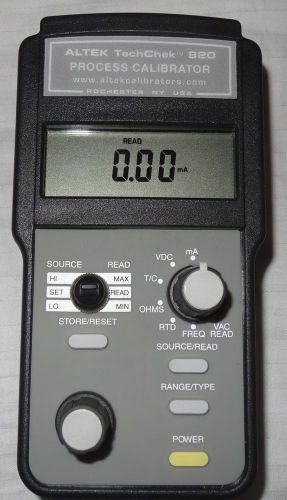 Altek techchek 820 multifunction process calibrator for sale