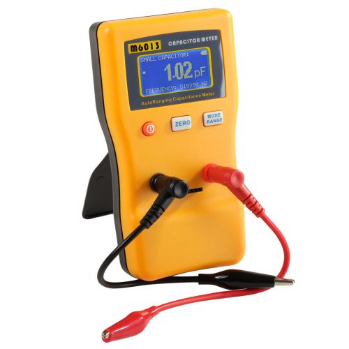 M6013 digital lcd autorange capacitor capacitance tester meter 0.01pf to 470nf for sale