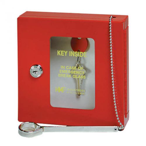 MMF / Steelmaster Emergency Key Box 6-3/4Inch X 2Inch X 6-7/8Inch Red 201900007