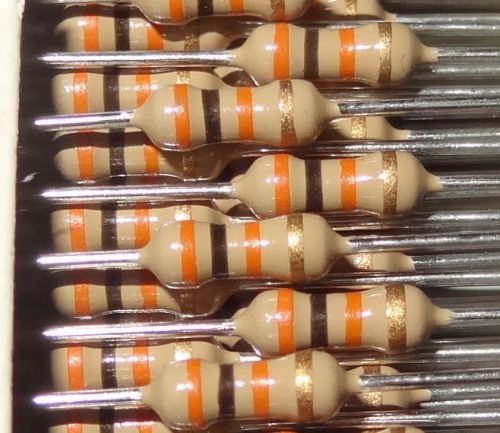 30 pcs 30k ohm 1/4W, 5% carbon film resistors.