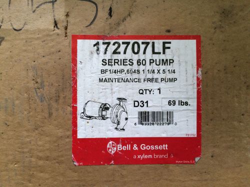 Bell and Gossett 172707LF Series 60 Pump