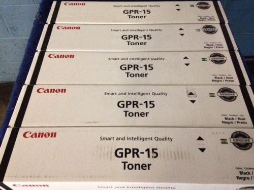 Canon GPR-15 Imagerunner Copier Toner Lot of 5 NEW OEM