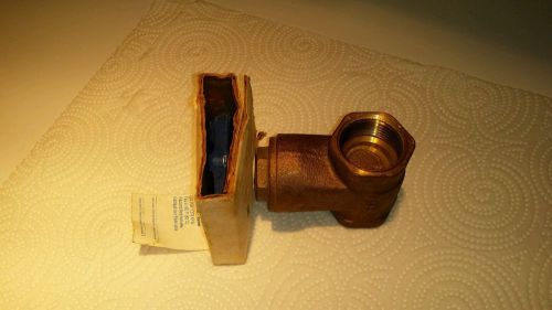 Nibco t29 1 non-rising stem 1&#034; npt bronze gate valve made in usa old new stock for sale