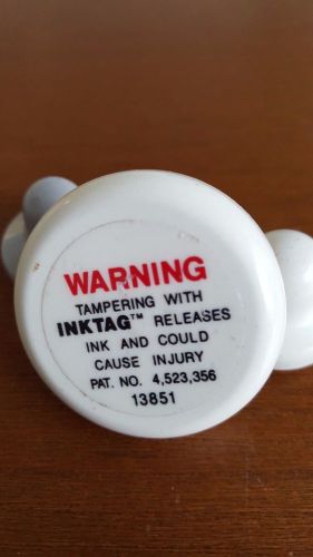 500 sensormatic/tyco ink mate benefit denial ink tag w/clutch *previously owned* for sale