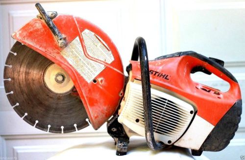 Stihl ts420 gas powered concrete cut-off demolition saw w/ blade - just serviced for sale