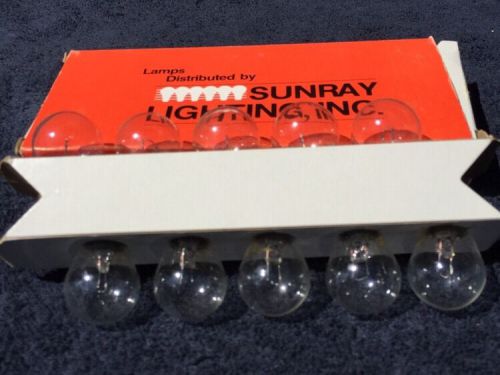 Box of 10 Sunray Lighting 87 Miniature Bayonet Base Light Bulbs Lamps