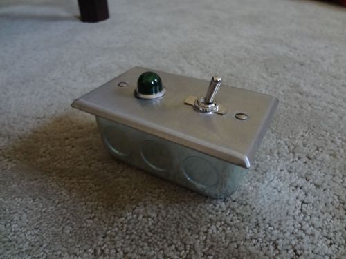 Kele PDK-L Stainless Steel Panel Disconnect Switch Assembly with green light NEW