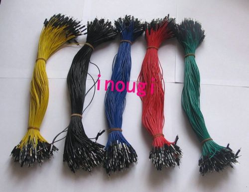 5colors 30cm 26# 1p-1p 2.54mm Male to Male Dupont Wire Jumper For Arduino 40pcs