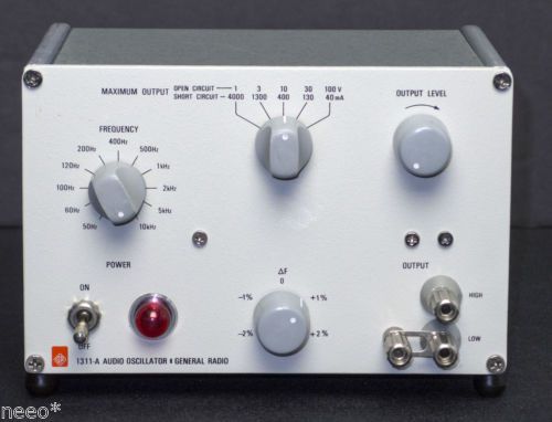 GR General Radio 1311-A Audio Oscillator 1311A