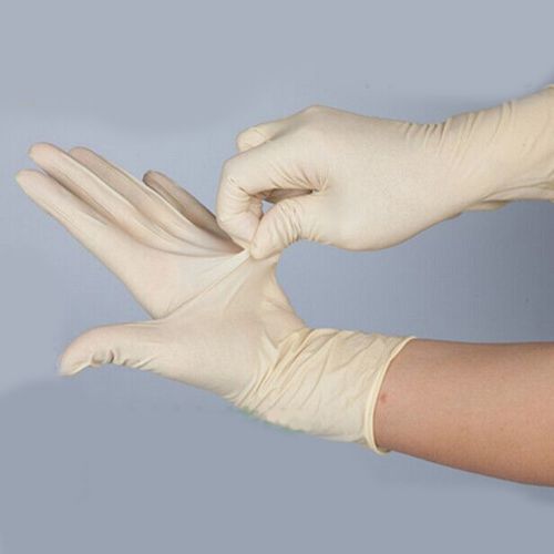 5 sets m medium rubber finger cots protector fingertip gloves anti static for sale