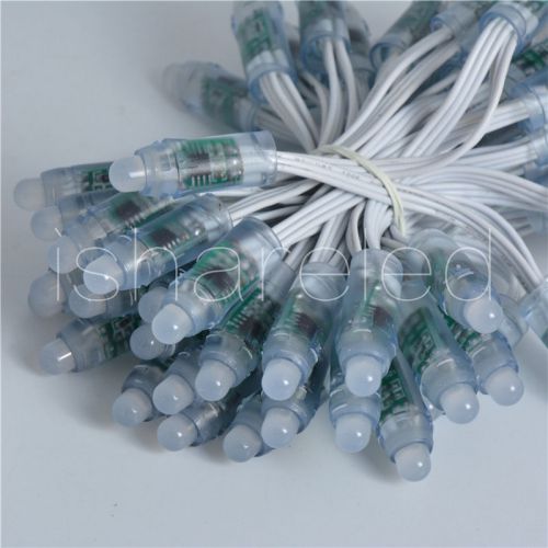 50Pcs 5V 12mm WS2811 Full Color RGB Pixel LED-Module Light String  IP68