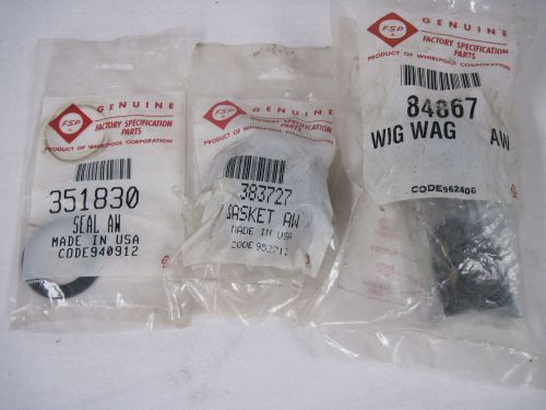 NOS Whirlpool Washer parts:  Wig Wag 84867; Gasket 383727; Seal 351830........mz