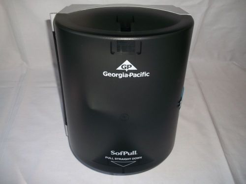 Georgia Pacific &#034;Soft Pull&#034; Center Pull Paper Towel Dispenser 58140 Translucent