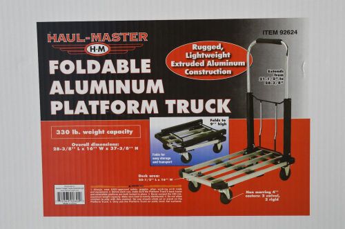 Foldable foldable platform truck