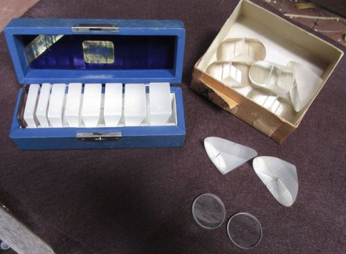 Gulden Berens Instruments Vintage Optical Wedge Prisms Kit + 7 Triangle Prisms
