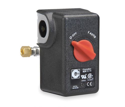 Genuine condor mdr11 air pressure switch with unloader, 3eyp6, 25 - 160 psi, new for sale
