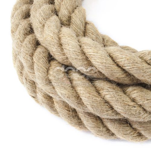 [bulk] 150 ft x 7/8 inch jute rope - twisted - seil tau cord line (22mm x ~45m) for sale