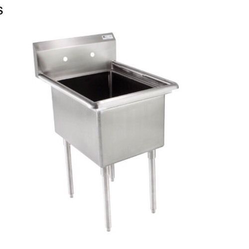 John boos e1s8-18-12 stainless steel 1 compartment commercial sink for sale
