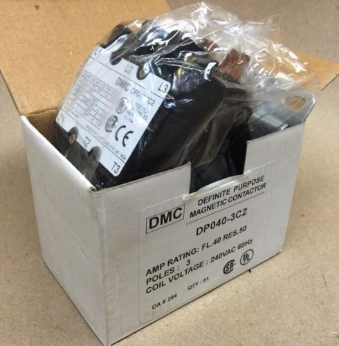 40A Magnetic Contactor DMC DANFOSS DP040-3C2 Definite Purpose 3 Pole 240V Coil