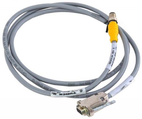 New turck 002-9791-04 6ft 5-pin male to 9-pin female serial communications cable for sale