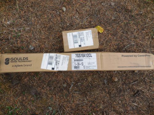 Goulds 7gs10412cl submersible water pump and motor &amp; includes control box - new for sale