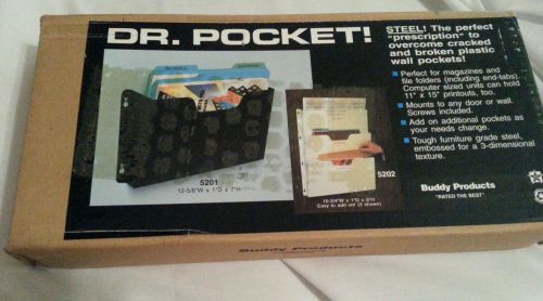 New Dr. Pocket Buddy Product Steel Wall Pocket Embossed