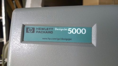 HP desigjnjet 5000 60&#034; arge format printer with dye ink for repair