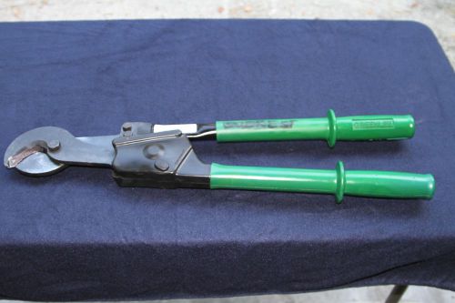 Greenlee 756 ratchet heavy duty cable cutter for sale
