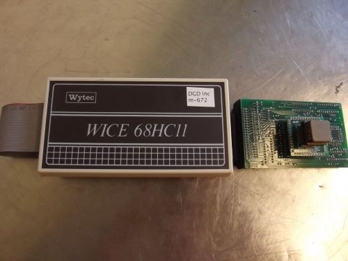 Wytec WICE 68HC11 Training Module w/ Motorola 68HC11 IC-Looks Good-m672