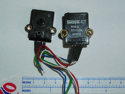 Lot of 2 pressure sensors sensym-ict scx15dn for sale
