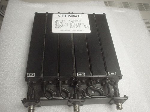 Celwave   633-6A-2  UHF  450-470 MHZ  6 cavity