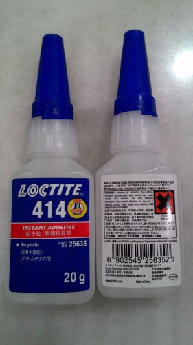 Loctite 414 super plastic bonder instant adhesive - 20g - free shipping for sale