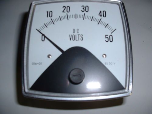 panel meter 0-50 volts compton insturments 1373-1990