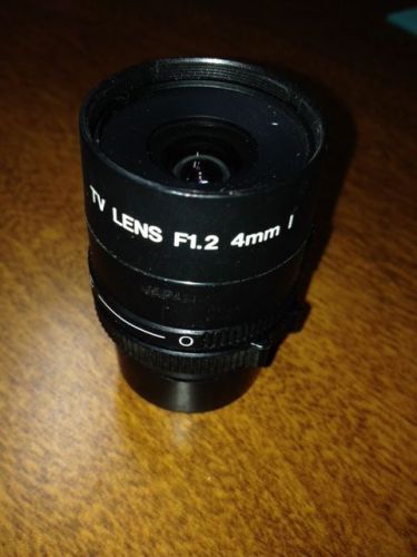 Pelco tv lens F1.2 4mm l