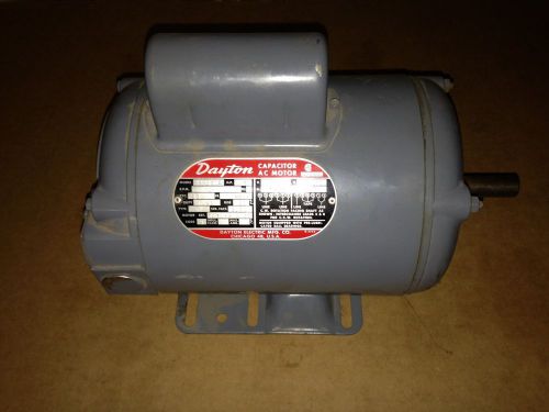 Dayton 1hp 1725 rpm single phase motor 5k921a reversible 115/230v 1ph 5/8&#034; shaft for sale