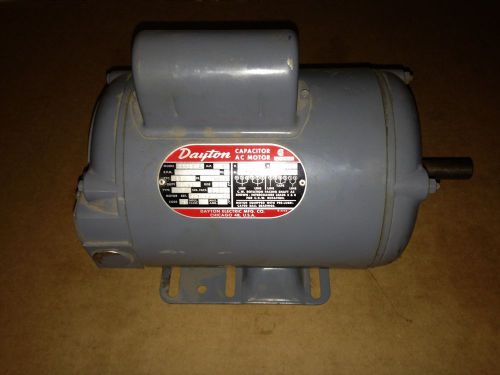 DAYTON 1HP 1725 RPM SINGLE PHASE MOTOR 5K921A REVERSIBLE 115/230V 1ph 5/8&#034; SHAFT