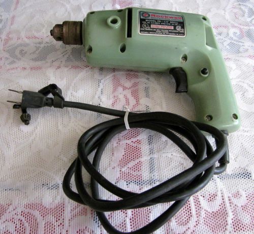 VINTAGE ROCKWELL Model 70-1/4&#034; DRILL ELECTRIC WORKS GREAT