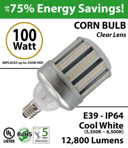 100w led lamp bulb commercial industrial corn light replace metal halide hid hps for sale