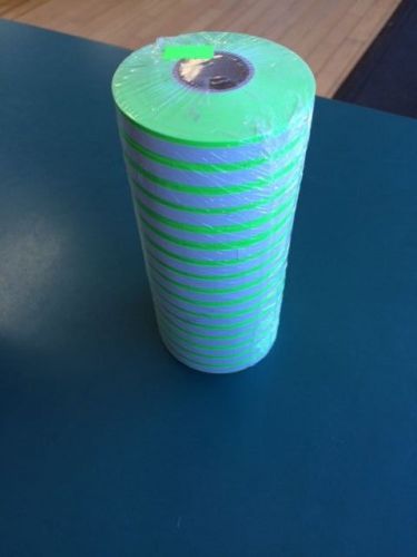 New Sleeve IMS Labels 16/17M Plain Fluorescent Green for Monarch 1110 Price Gun