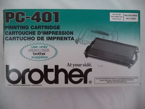 Brother Printing Cartridge PC-401 Use w/ Fax 560/580MC  MFC 660MC