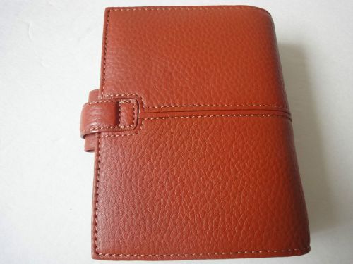 NEW Filofax Finchely Caramel Pocket Organizer Deluxe Leather